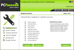 PC Fresher Software Screen