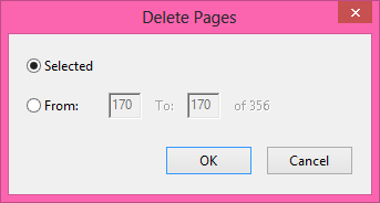 Delete Pages
