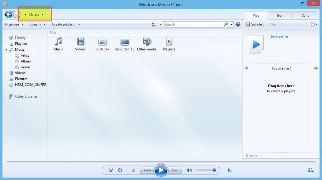 dubbelspår som finns i Windows Media Player
