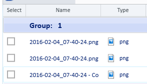 Goup Files by Clone Files Cheacker